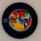 This is from the top looking down. It shows how much the flower stands out against the midnight blue.